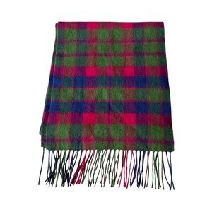 CLANS Scotland Vintage Multicolor Winter Plaid Scarf